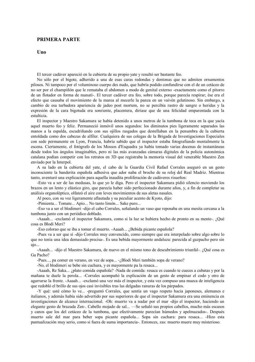 Portada de Sakamura Corrales y los muertos rientes